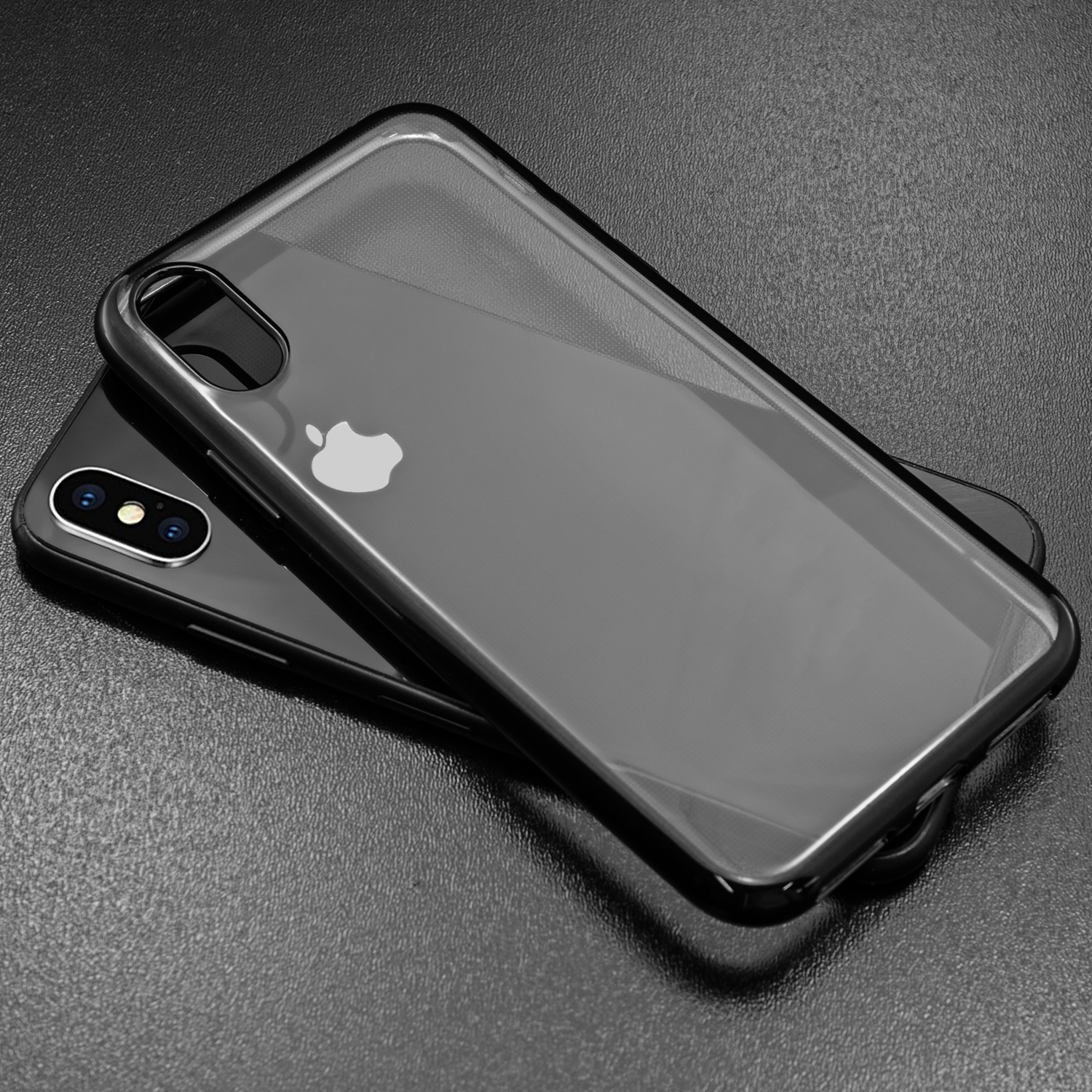 iPhone X Case Silikon TPU Schutzhülle - schwarz