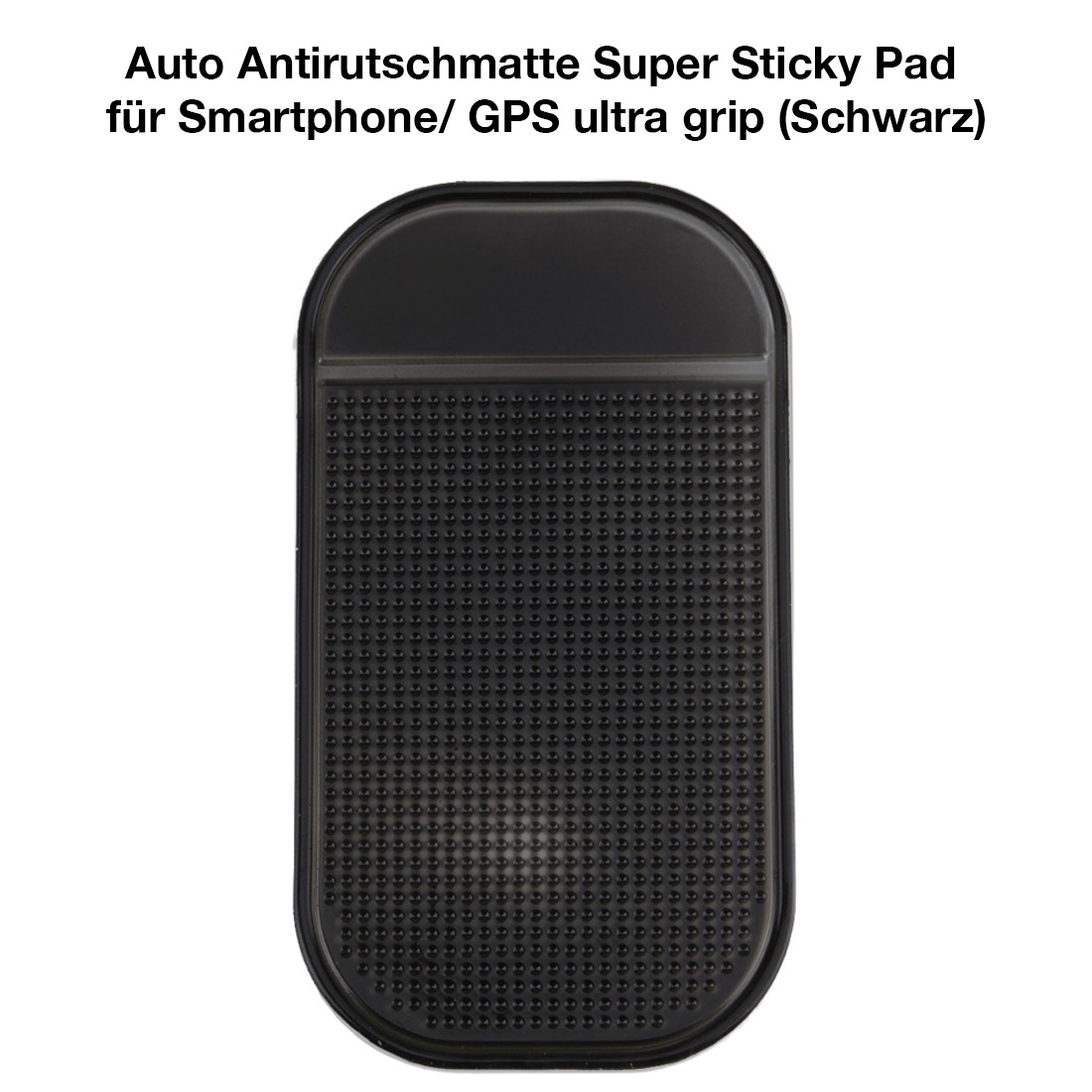 Auto Antirutschmatte Super Pad für Smartphone/ GPS/ MP4/ MP3 (Schwarz)